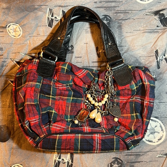 Juicy Couture Handbags - JUICY COUTURE PLAID MINI HOBO